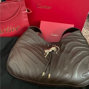 Cartier Limited Edition Panthere Brown Bag